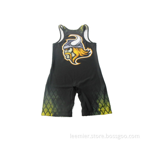 Full Sublimated Men's Custom Wrestling Singlet